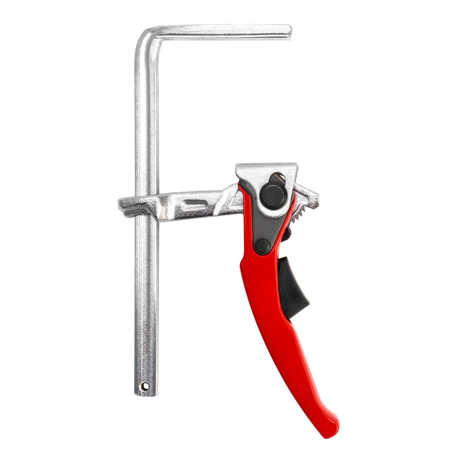 QWORK® Lever clamp, Quick Release with 160 mm Capacity and 60 mm Throat Depth for Grinding, Cutting, 1 Pack