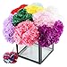 Royal Imports 100 lt Blue Silk Carnations, Artificial Fake Flower Bouquets, Weddings, Cemetery, Crafts & Wreaths, 5