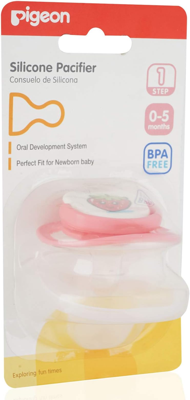 pigeon silicone pacifier step 1