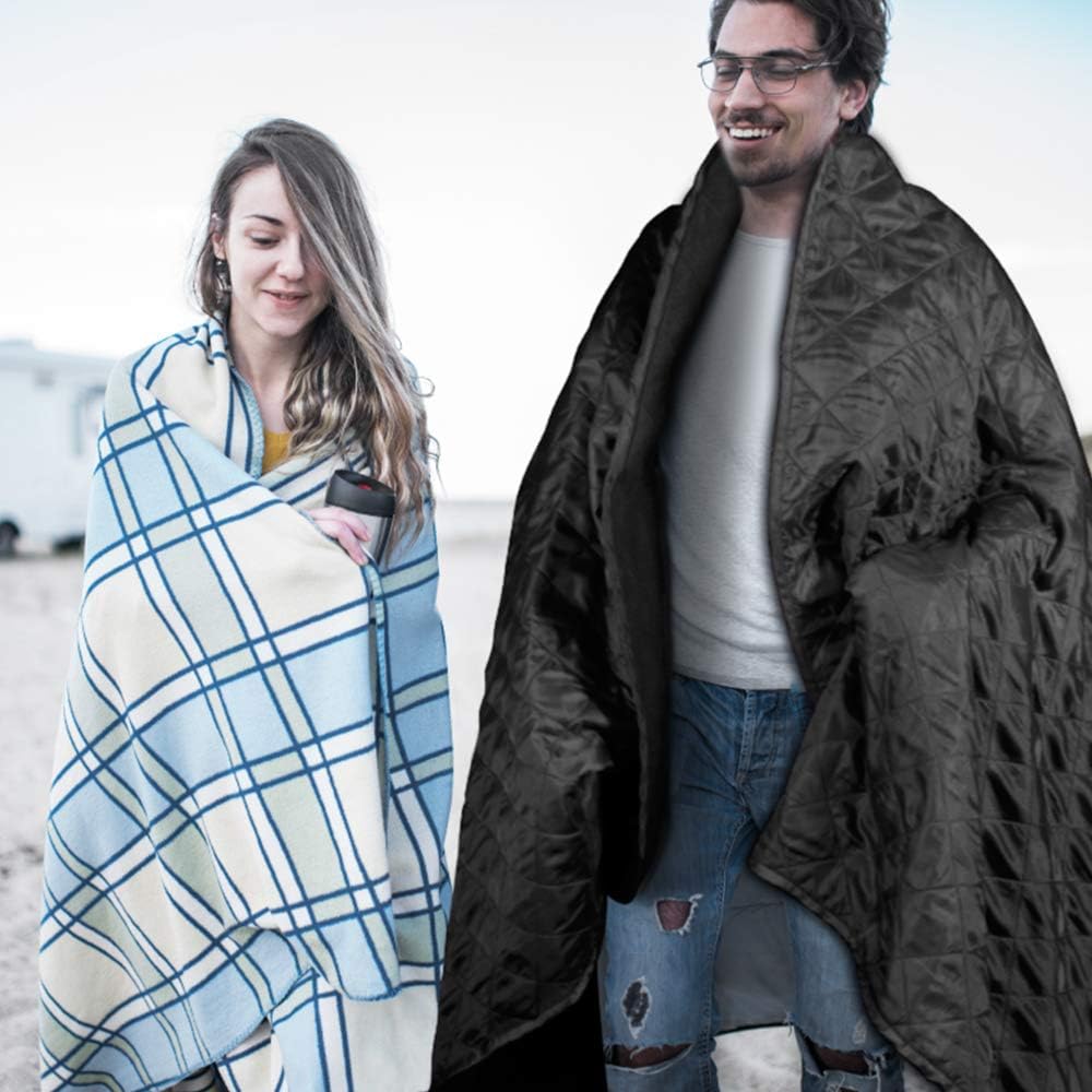 Forceatt Camping Blanket, Picnic Blanket for Outdoors Wearing, Warm, Light, Thick, Machine Washable, 140cm 200cm, Suitable for Camping, Outdoor, Picnic, Festival, Travel : Clothing