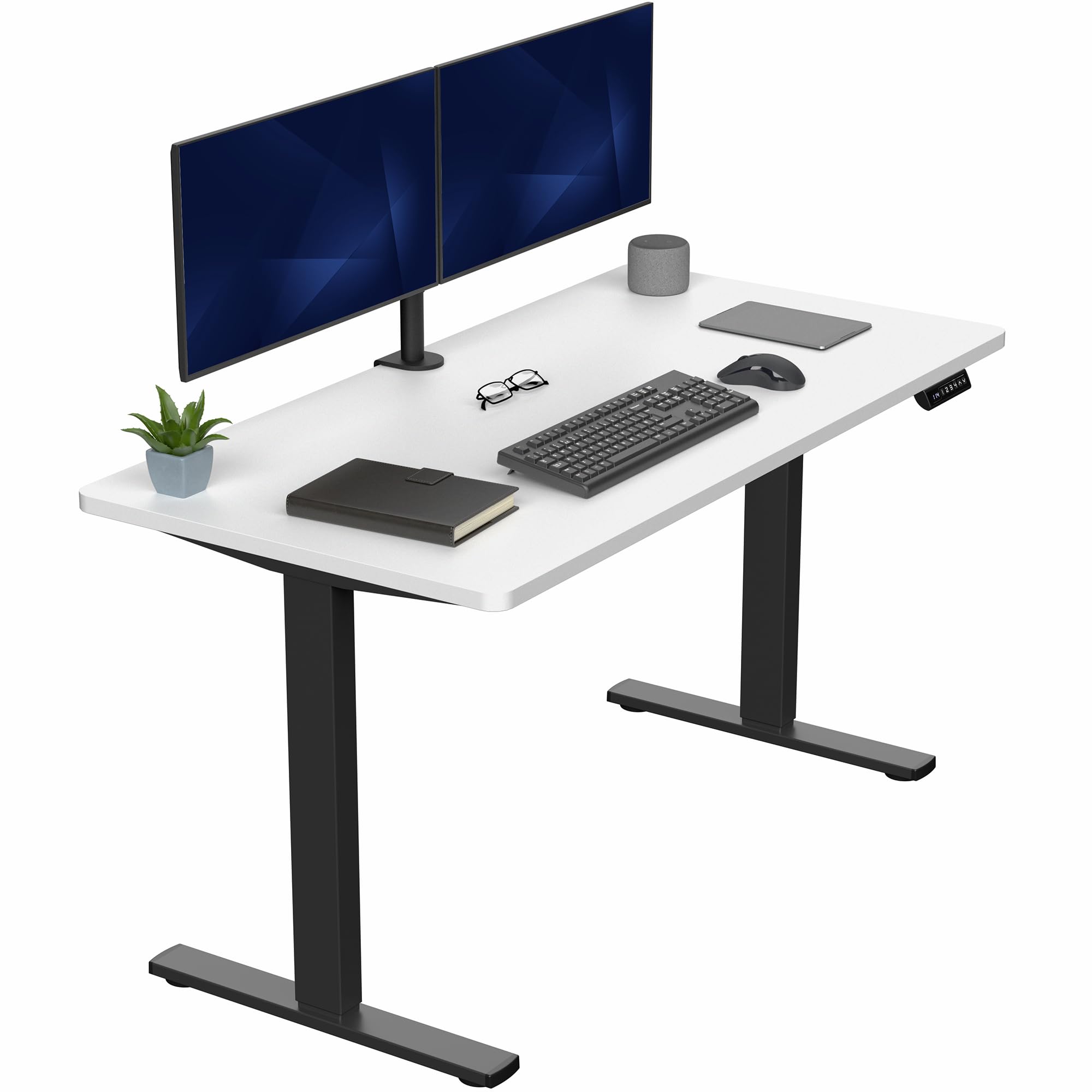 VIVO Electric 55 x 28 in Standing Desk, Memory