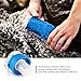 INTEY Silicone Filter Water Bottle Leak Proof BPA Free 25oz Outdoors Camping & Hiking & Sports (Black)