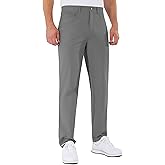 Shallowlulu Mens Golf Pants Stretch 5 Pocket Classic Fit 30"/32"/34" Quick Dry Water-Resistant Dress Casual Work Trousers