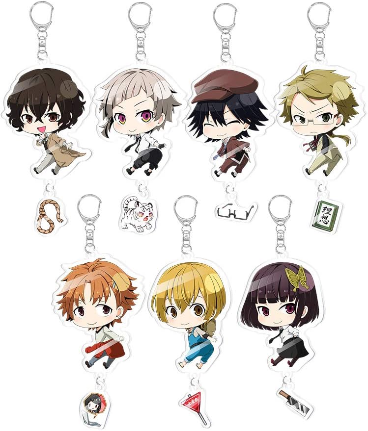 Amazon 文豪ストレイドッグス 文スト 中島敦 アクリルキーホルダー グッズ 同人 アニメ 萌えグッズ 通販