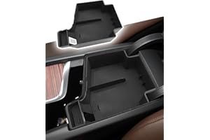 CDEFG for 2024 2025 2026 Volvo XC60/ S90/ V90/ XC90 Center Console Organizer Tray - Armrest Storage Middle Console Insert XC6