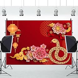 AOFOTO 10x6.5ft Happy Chinese New Year Banner