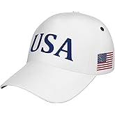USA Flag Baseball Cap American Patriotic Trucker Hat Father Dad Mother Mom Adjustable Sportswear Hat for Men Women Adults