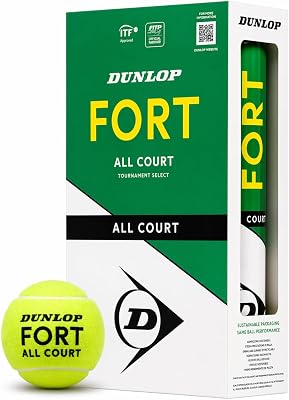 Dunlop Palline da tennis Fort All Court TS, 8 palline (2 x 4)