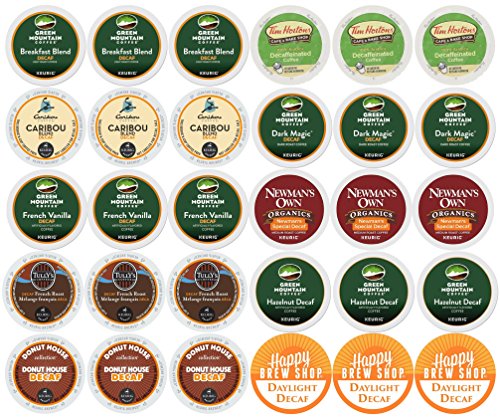 30-count TOP BRAND DECAF COFFEE Variety Sampler Pack, Single-Serve Cups for Keurig-Compatible Brewers - Thumbnail 2