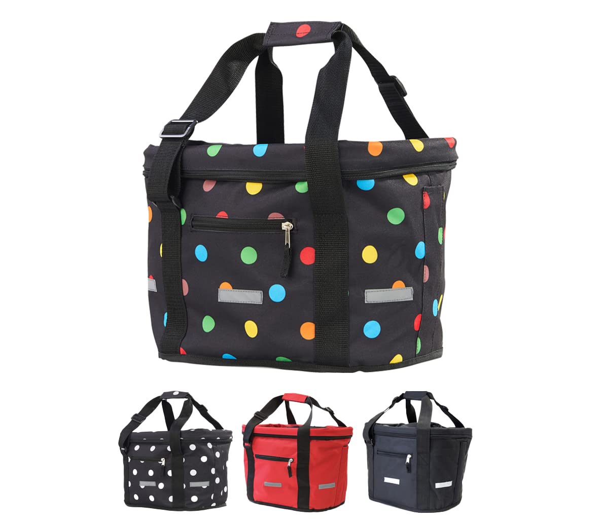 Büchel 81517018 Unisex Adult Bicycle Handlebar Bag with Express Click Mount White