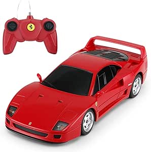 Amazon.com: RASTAR Ferrari F40 Coche teledirigido, escala 1:24, Ferrari F40, coche con mando a distancia con licencia: Toys \u0026 Games