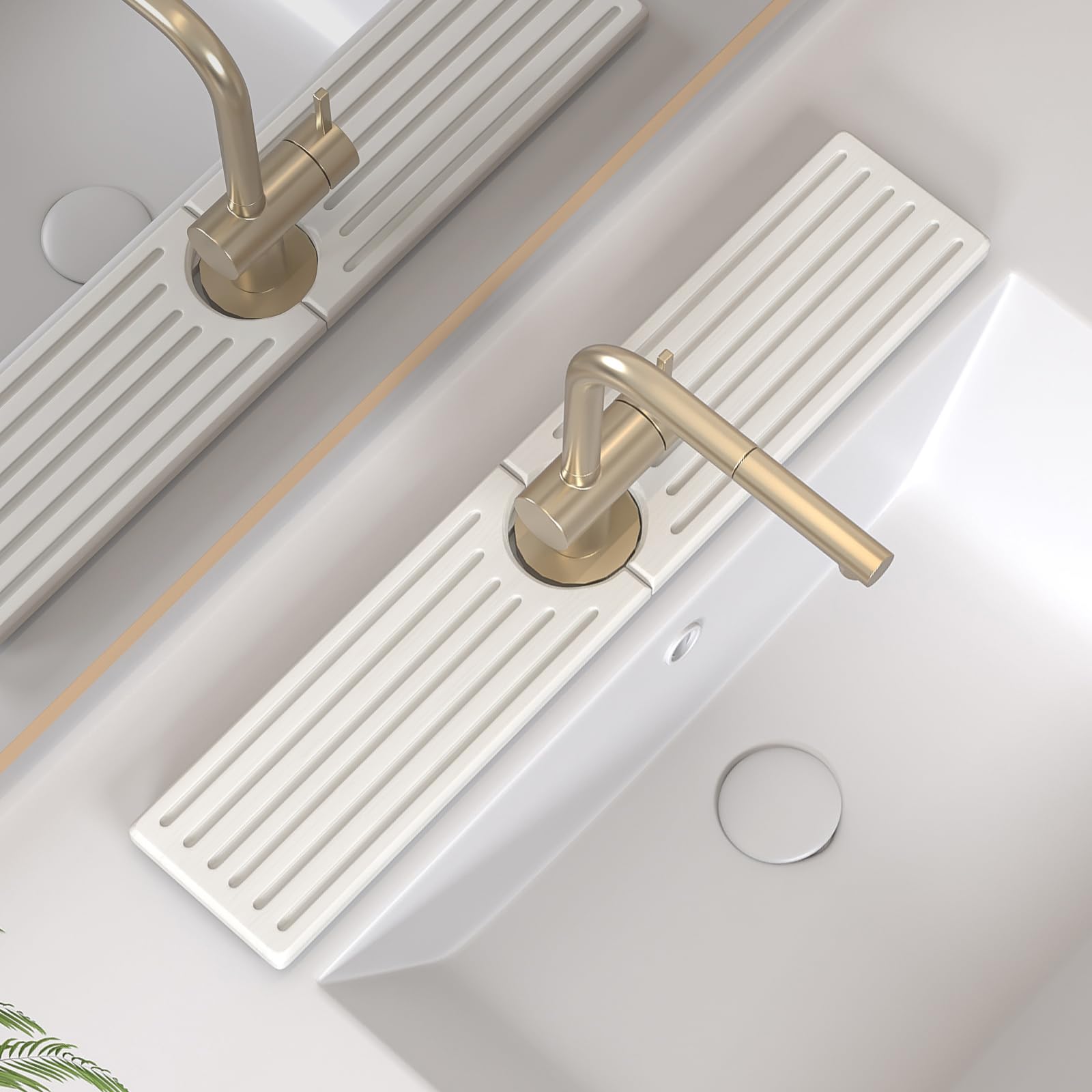 Photo 1 of *USED*
Stone Faucet Mat for Kitchen Sink, Water Absorbing Sink Water Splash Guard, Fast-Drying Kitchen Sink Faucet Mat, Durable Protector and Stone Drying Mat for Kitchen Counter & Bathroom Sink