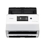 Canon imageFORMULA R50 Business Document Scanner for PC and Mac - Color Duplex Scanning - Connect with USB Cable or Wi-Fi Network - LCD Touchscreen - Auto Document Feeder - Easy Setup