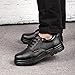 JACKBAGGIO Men's Steel Toe Slip Resistant Uniform Work Shoes (9)