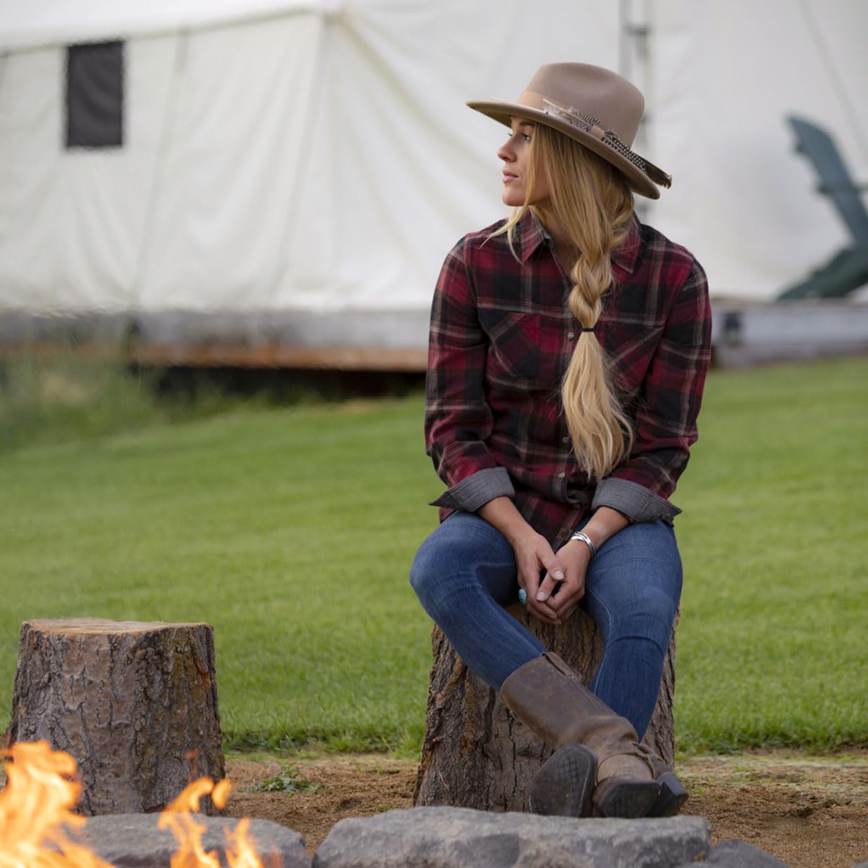 Legendary Whitetails Flanellhemd Damen - Langarm Cottage Escape Shirt