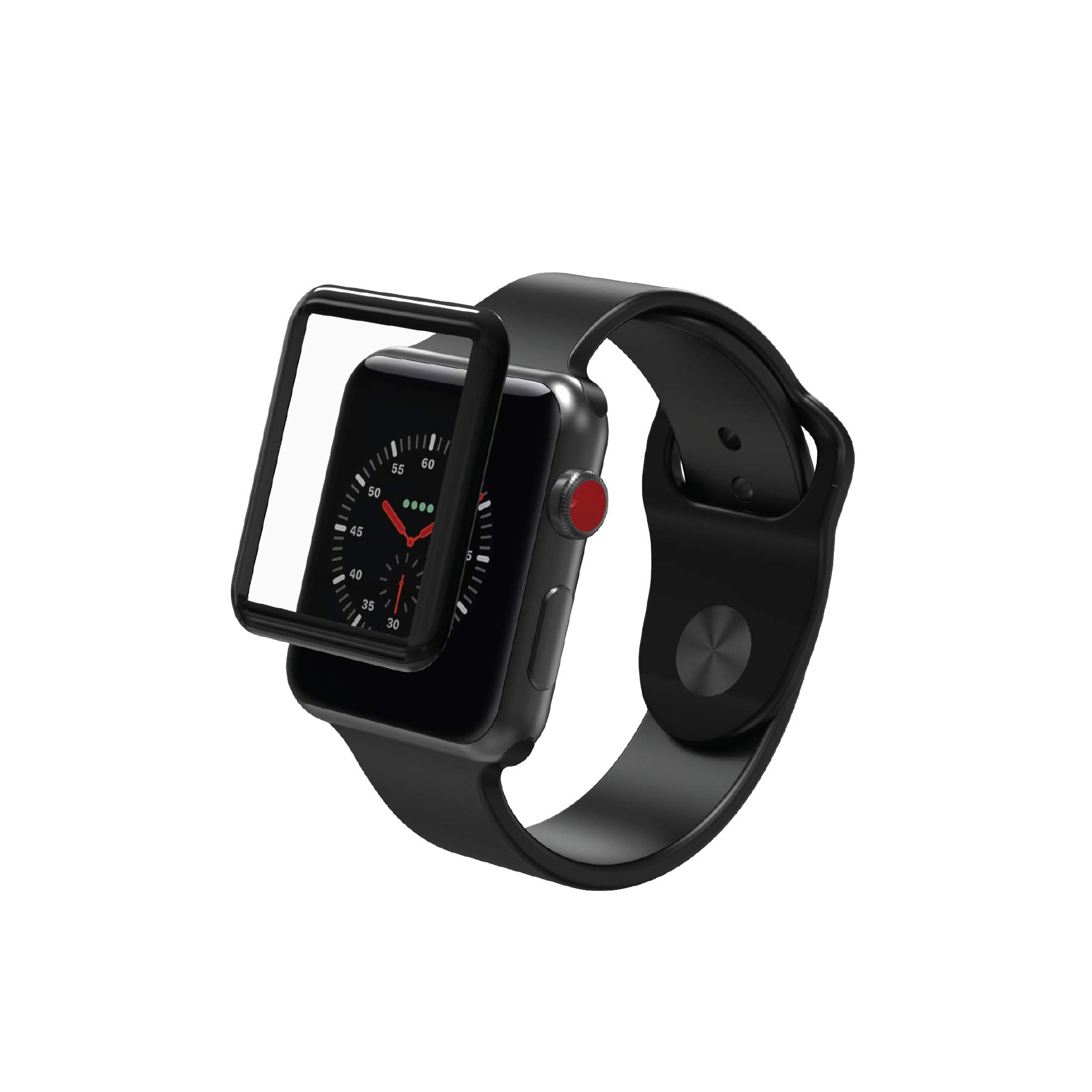 invisibleSHIELD Glass Curve Elite Screen Protector for Apple Watch (38mm) - Clear