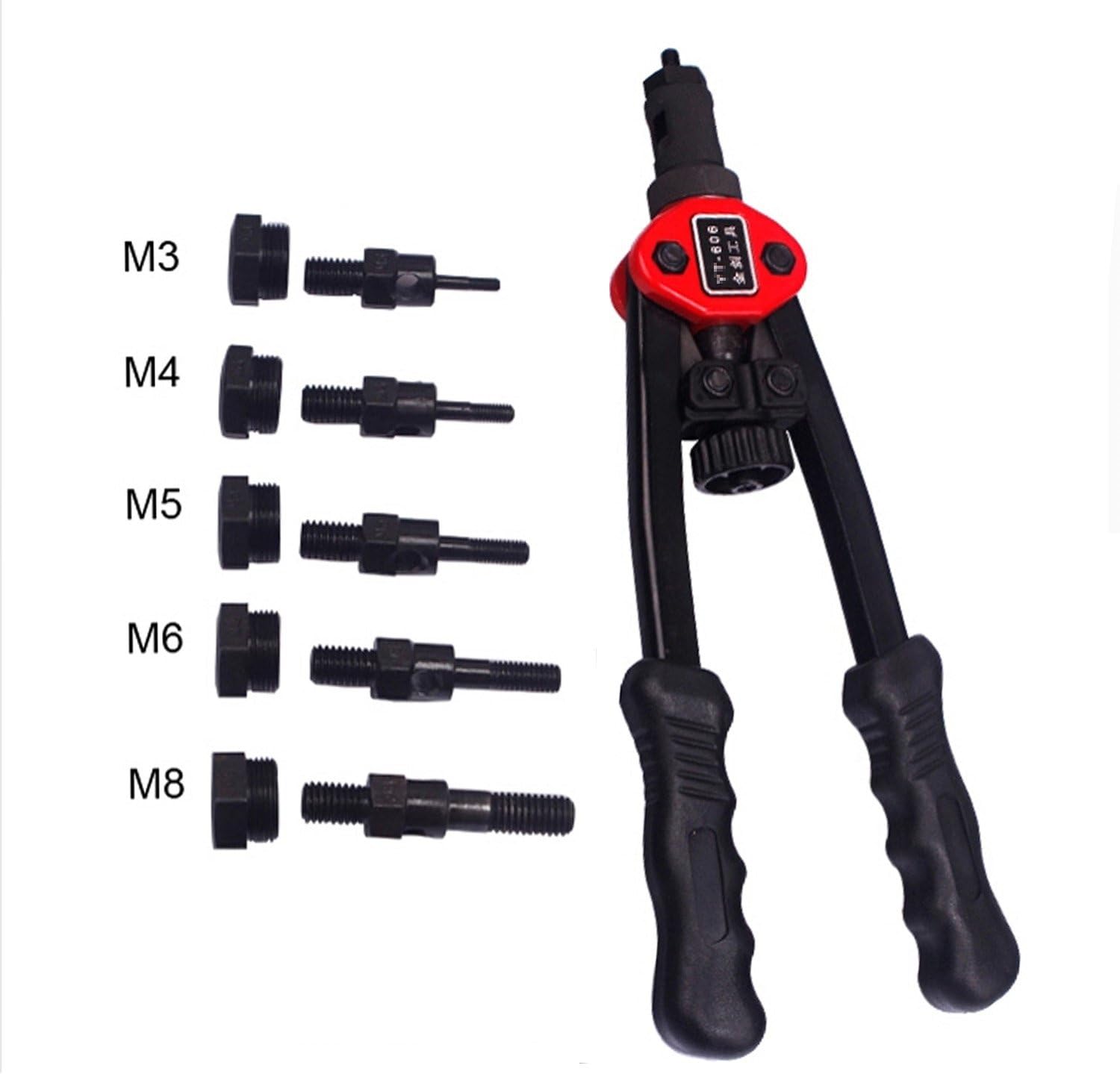 M3 M8 Hand Rivet Riv Nut Tool Threaded Riveter Gun