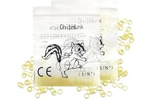 WELANE Braces Elastics, 200 PCS Dental Orthodontic Elastic Rubber Bands for Crooked Teeth,Tooth Gaps, Hairbands, Braids (Squi