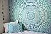 Ombre Tapestry Wall Hanging, Mandala Tapestry College Dorm Tapestry Mandala Tapestry Dorm Decor Indian Hippie Tapestry Bohemian Bedspread Bedding Beach Tapestry (Queen ( 84X85 inches approx), Green)