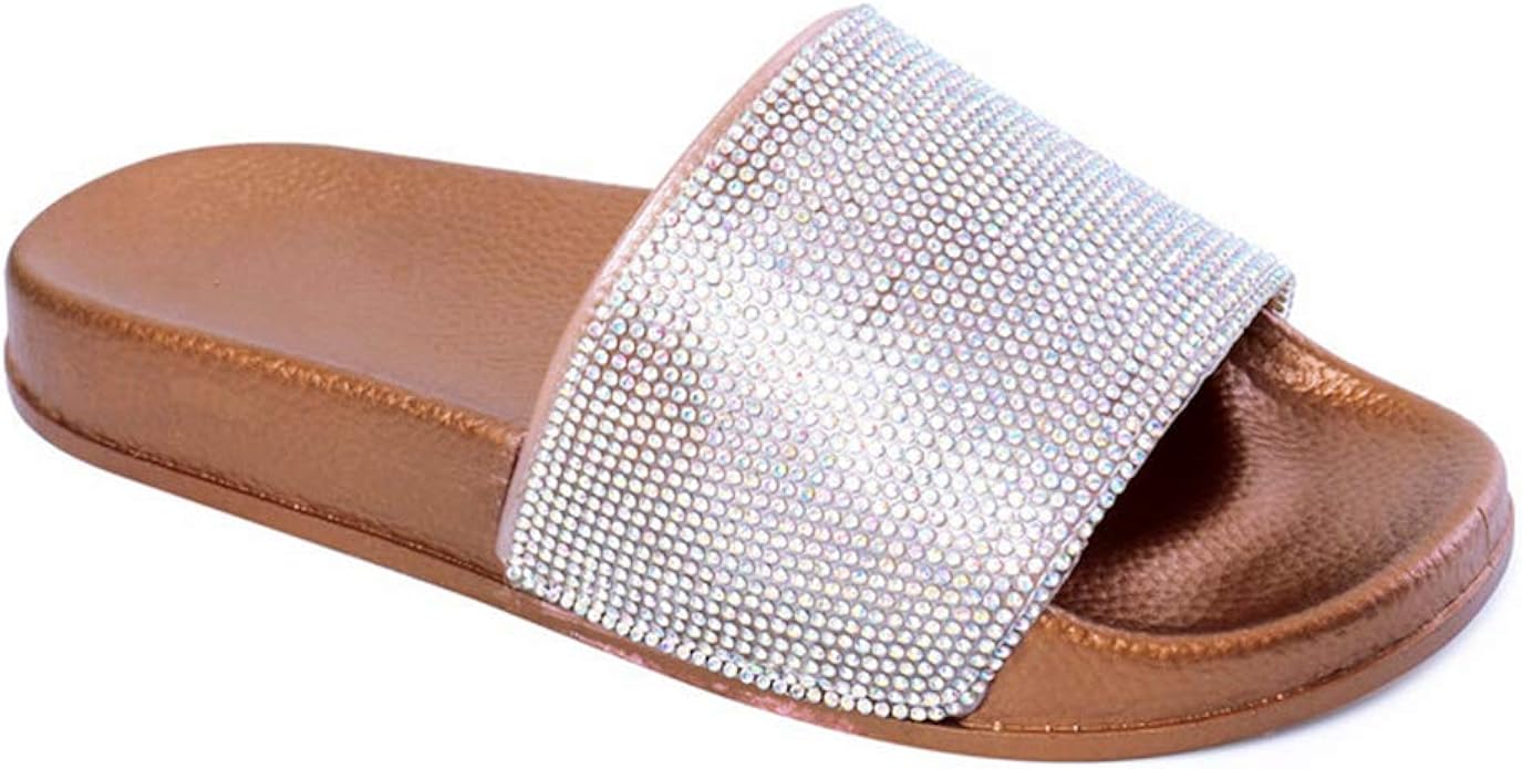 natti rhinestone platform sandals