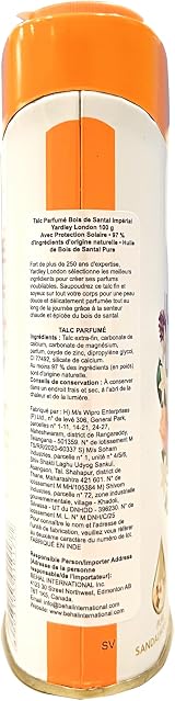 Yardley London Perfumed Talc Sandalwood 100g view 3
