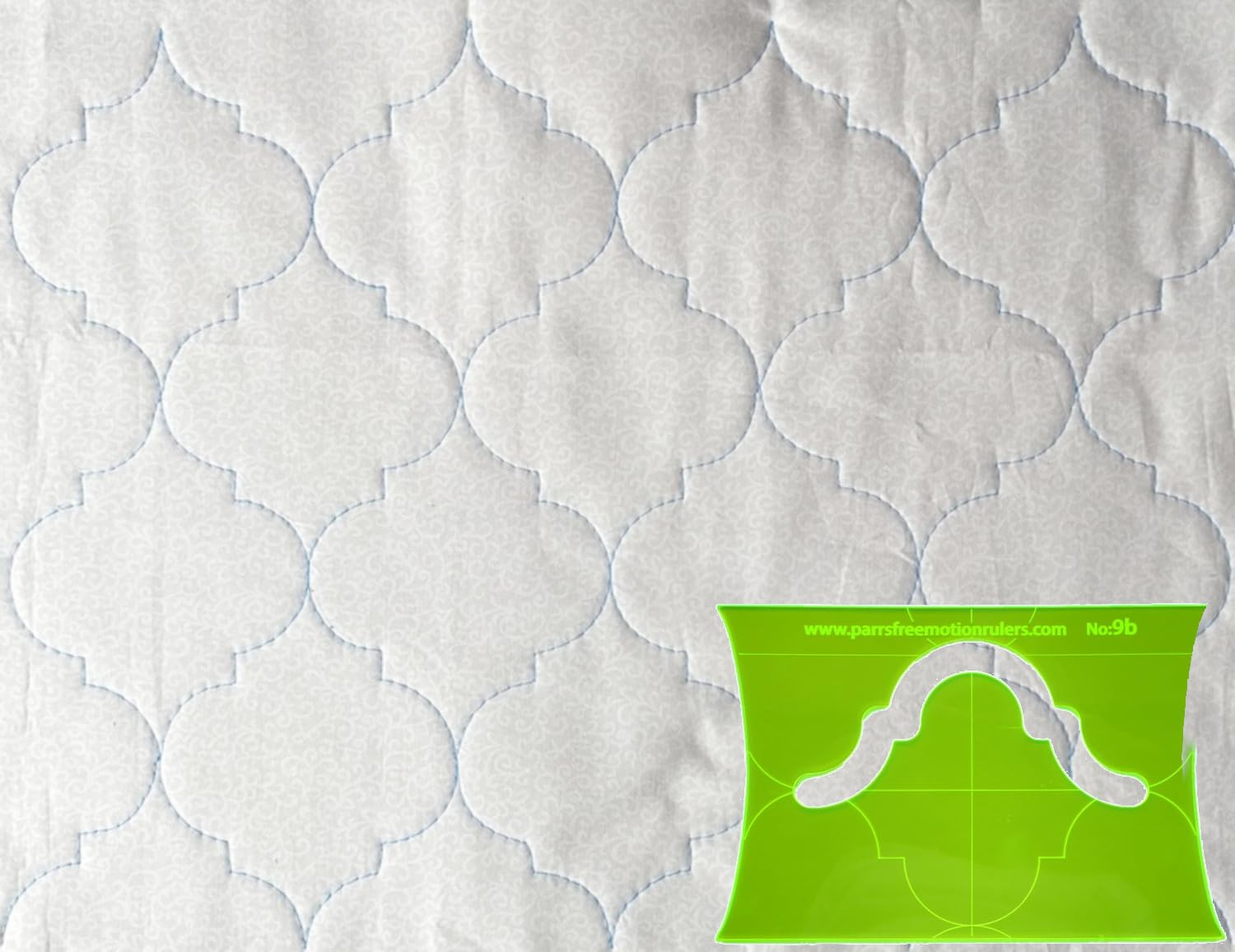 Parrs Modern Graduated Motif Free Motion Quilting Ruler for Domestic Machines