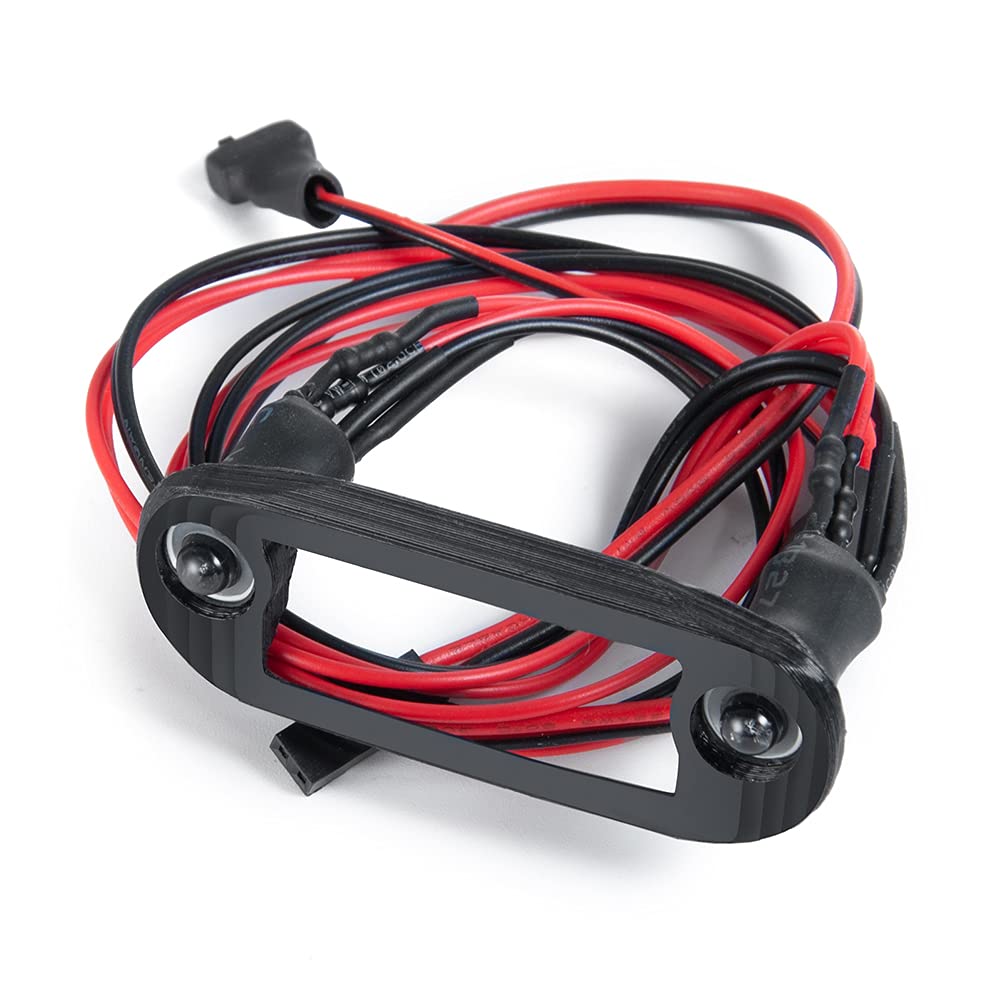 ZuoLan Blue+White Front Light Lamp LED Headlight Set for 1/24th Axial SCX24 AXI00005 RC Crawler Car Upgrades