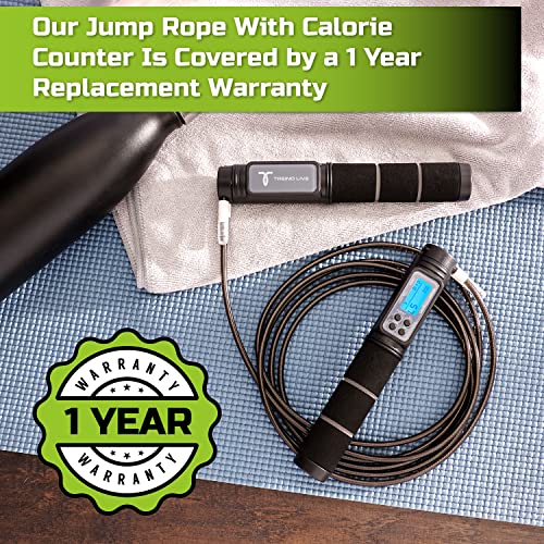 Cordless Jump Rope with Calorie Counter and Timer plus Adjustable 9