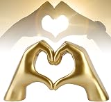 Kityemo Love Finger Statue Gold Modern Art Sculpture Gesture Decor Large view 4