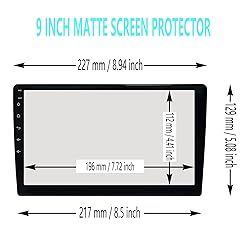 Anti Glare Matte Car Screen Protector Radio Screen