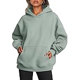 Trendy Queen Womens Oversized Hoodies Fleece Sweatshirts Fall Fashion Pullover Sweaters Winter Clothes
