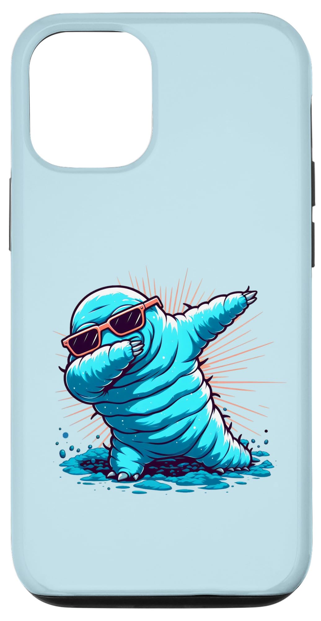iPhone 15 Dabbing Water Bear Tardigrade Sunglasses Microbiologist Case
