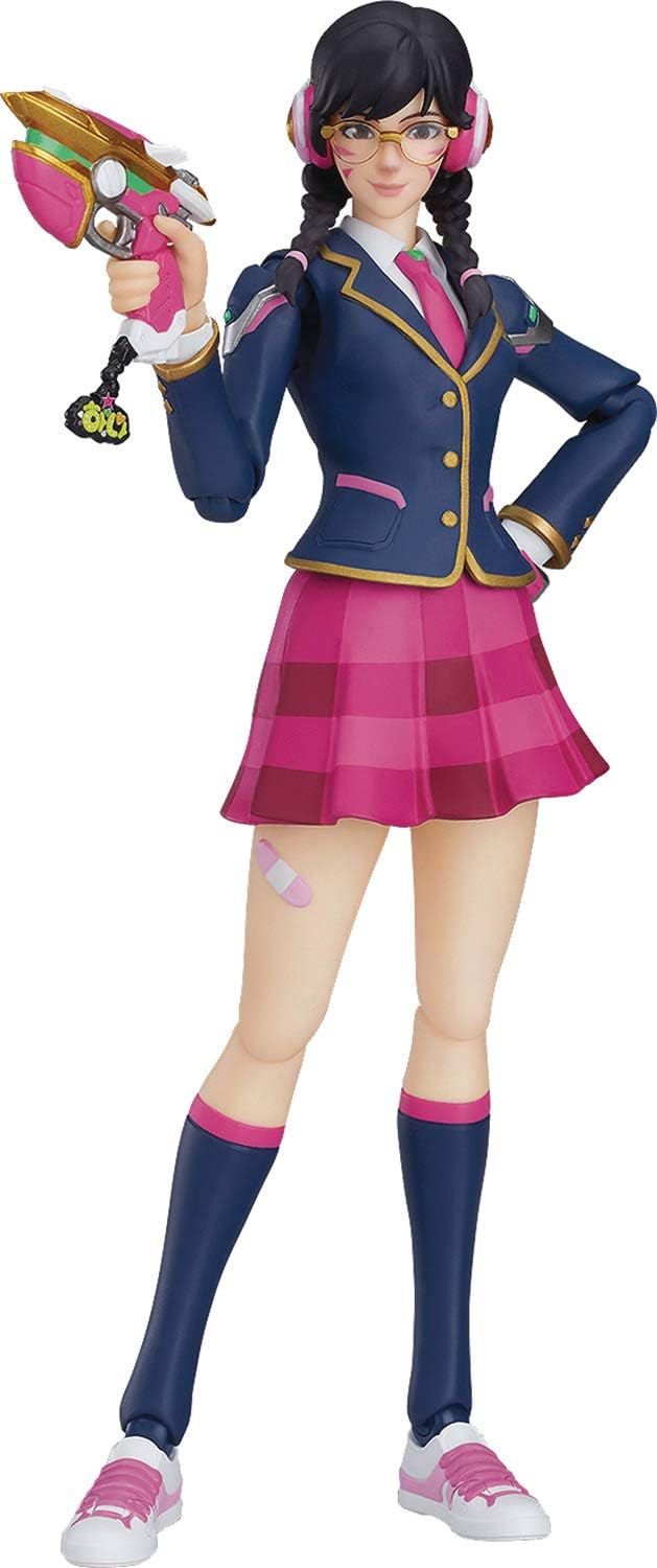Amazon Figma オーバーウォッチ D Va アカデミースキンver ノンスケール Abs Pvc製 塗装済み可動フィギュア G フィギュア ドール 通販