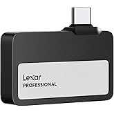 Lexar Professional Go USB 3.2 Gen 2 Type-C Portable SSD, Black - 2TB