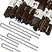 300 Pack Jaciya Hair Pins, Bobby Pins Brown Bun Maker U Shape Hair Pins for Women Girls Hair Accessories Wedding Bridal Bobby Pins for Thick Hair Barrette Hair Clip Bulk with Box