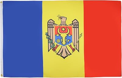 AZ FLAG Moldova Flag 3x5 ft 100D Polyester with 2 Brass Eyelets