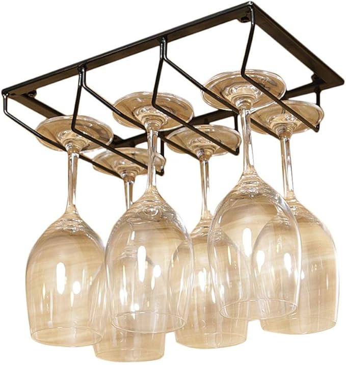 L.BAN Soporte de Metal para Copas de Vino - Soporte para Copa al revés