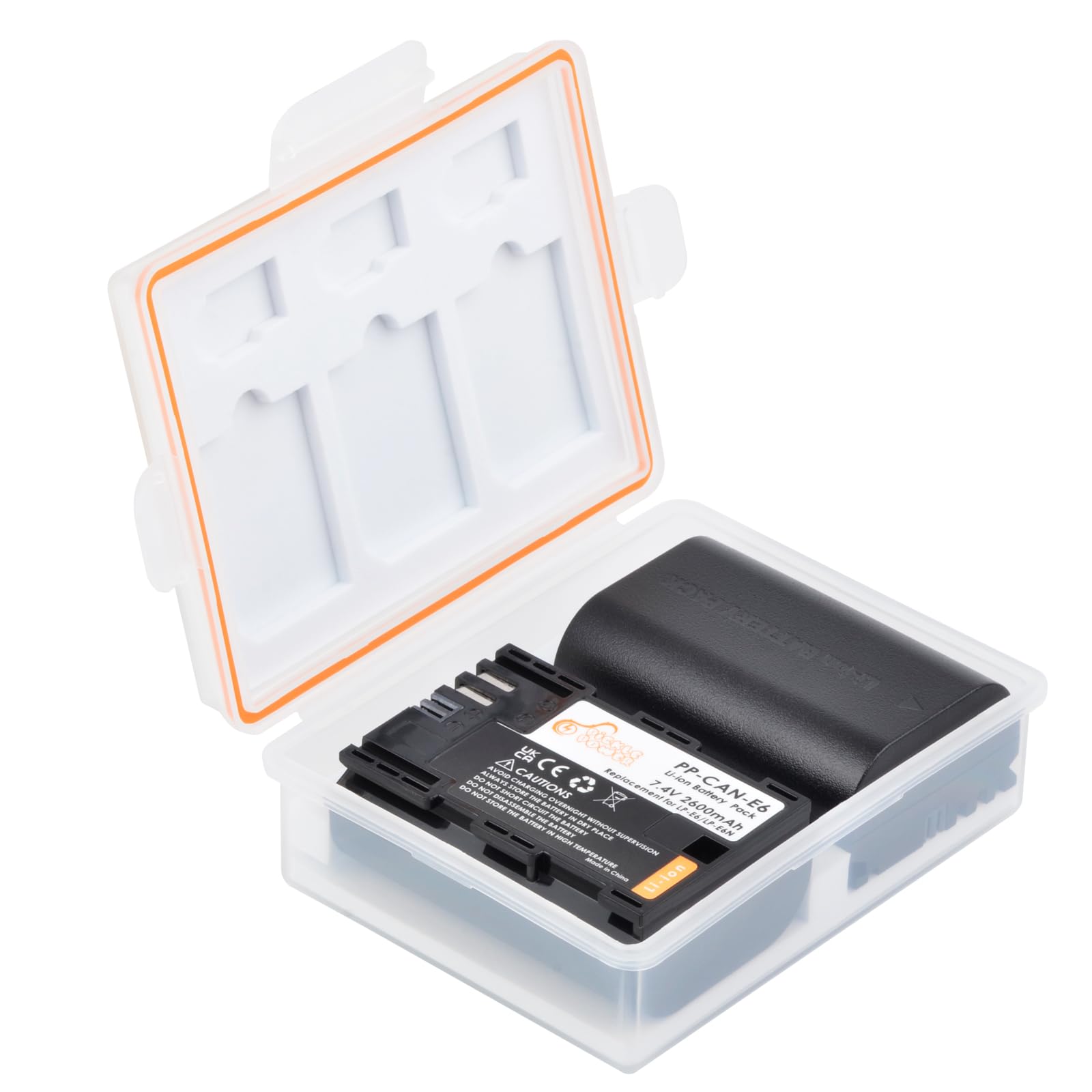 3x Protection Covers For Canon LP-E6 / E6N Battery - Fits 5D, 7D Mark II/III, 5DS R 8 thumbnail image