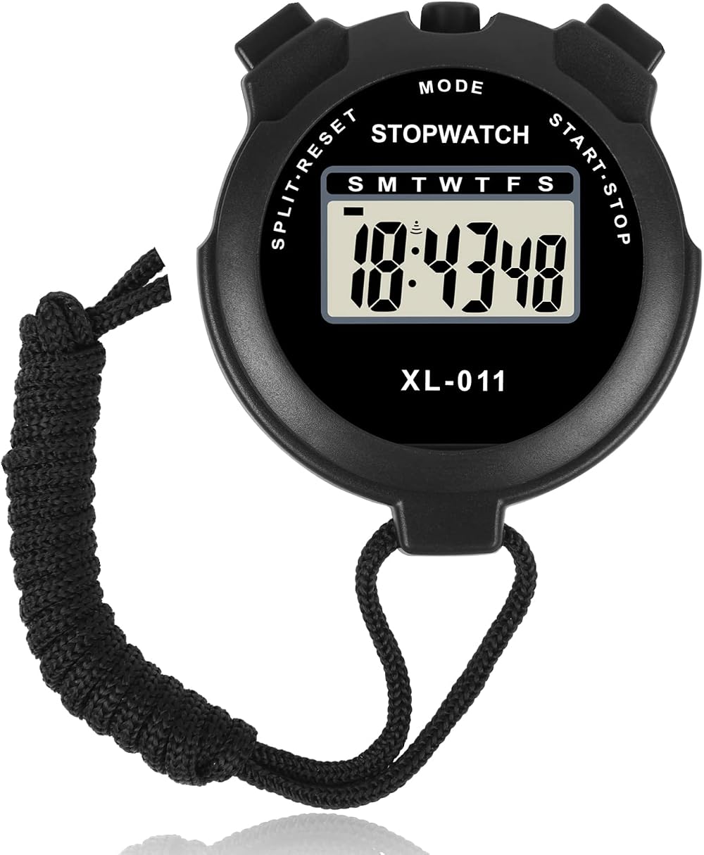 Vicloon Sport Stopwatch Timer Digital Large Display Multi Function