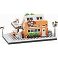 BDYDT Architecture Inverted Coffee Shop Micro Building Blocks Set（2100+PCS） - Architectural Model Toys Gifts for Kid and Adult