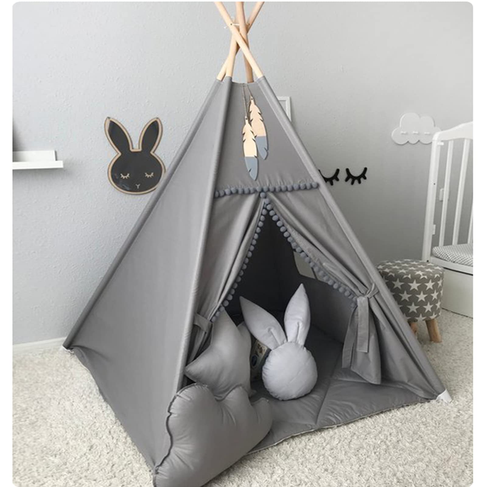 Photo 1 of Replacement Wooden Vase for RONGFA Kids Teepee Tent 