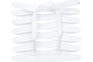 LitLaces - Premium Flat Cotton Shoe Laces Replacement for Air Jordan, Nike Dunk, Air Force 1, Converse, & Casual Shoes