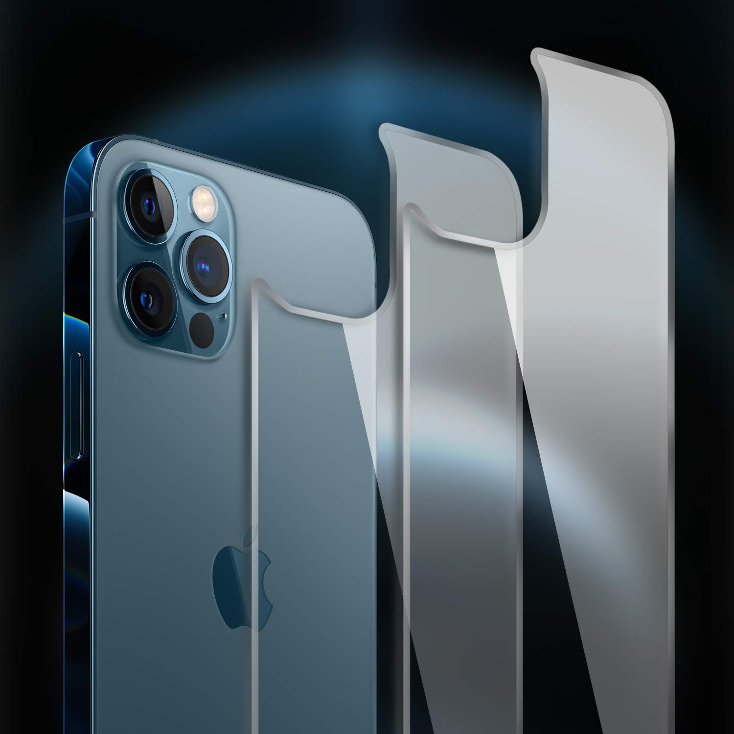 Photo 1 of Shacoryze for iPhone 12 Pro Max Back Glass Protector [2-Pack], iPhone 12 Pro Max Back Screen Protector Rear Tempered Glass HD Clarity Compatible with iPhone 12 Pro Max (6.7 inch)