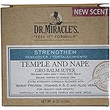 Dr. Miracle's Temple and Nape Gro Balm - For Healthy Hair Growth, Contains Wheat Protein, Aloe, Vitamin A, Vitamin D, Strengt