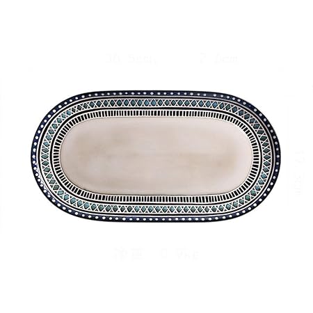 KEOA Largo Platos Llanos, Vajillas De Porcelana Postre Pizza ...