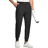 Willit Men's Golf Joggers Stretch Pants with 5 Pockets Slim Fit Sweatpants Work Dress Pants with Belt Loops