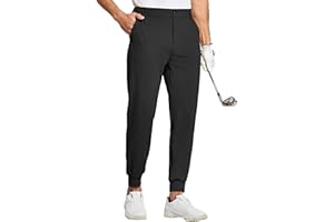 Willit Men's Golf Joggers Stretch Pants with 5 Pockets Slim Fit Sweatpants Work Dress Pants with Belt Loops