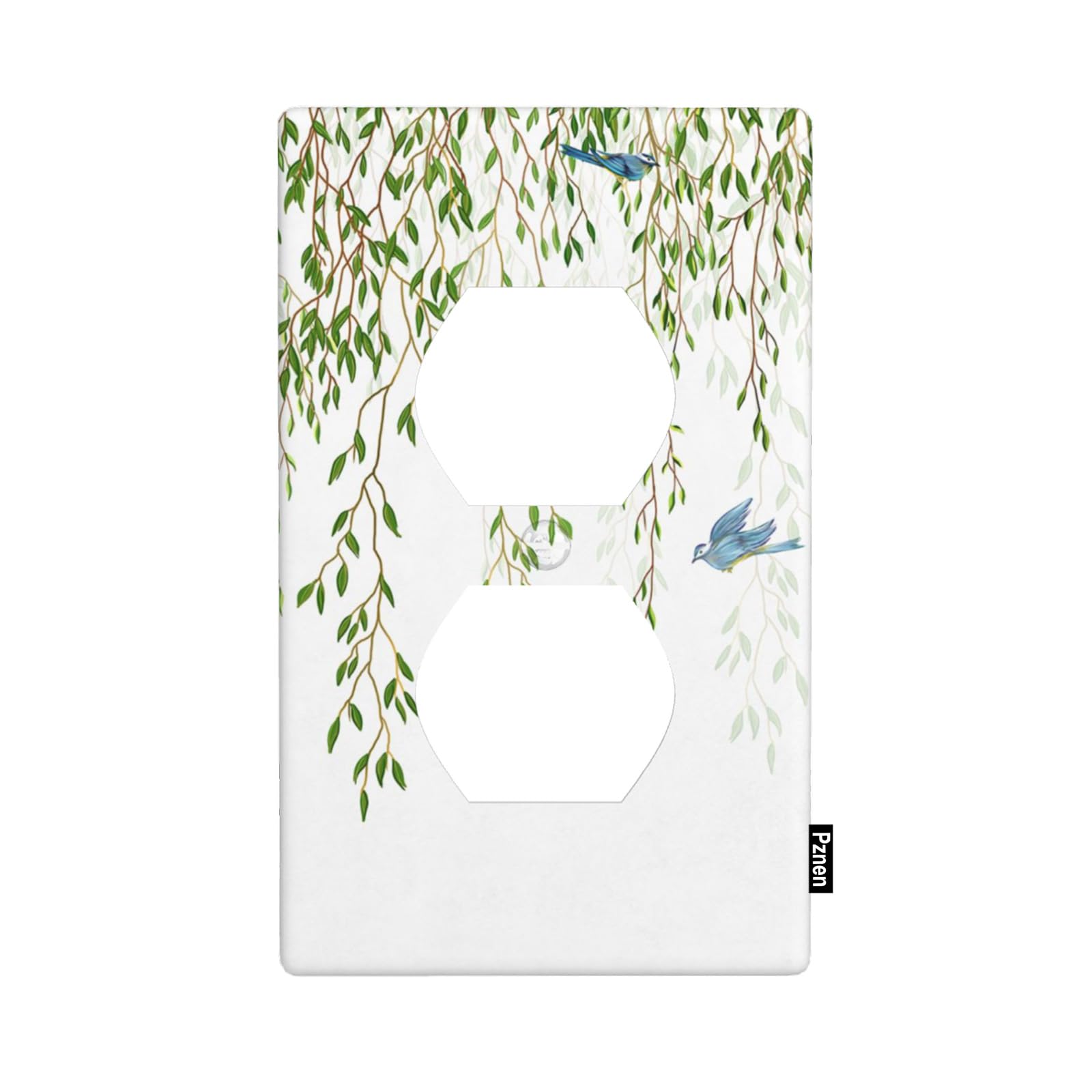 Pznen Eucalyptus Hummingbird Bird Outlet Covers
