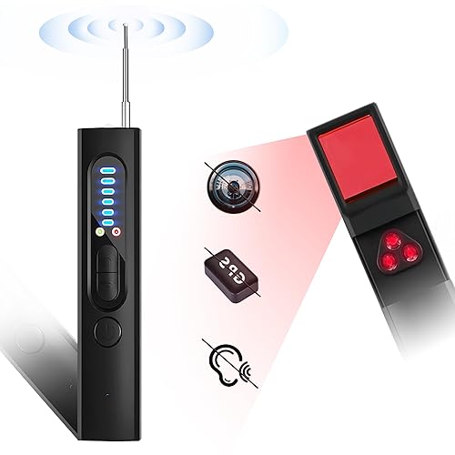 Hidden Spy Camera Detector, Anti-Spy Recorder Detectors, Hidden