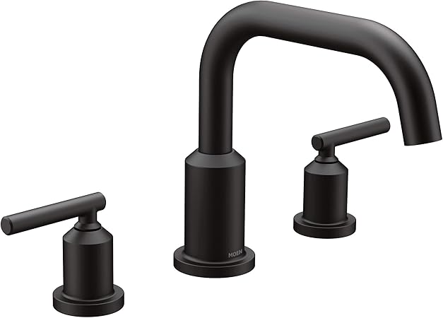 Moen T961bl Gibson Two Handle Deck Mounted Modern Roman Tub Faucet